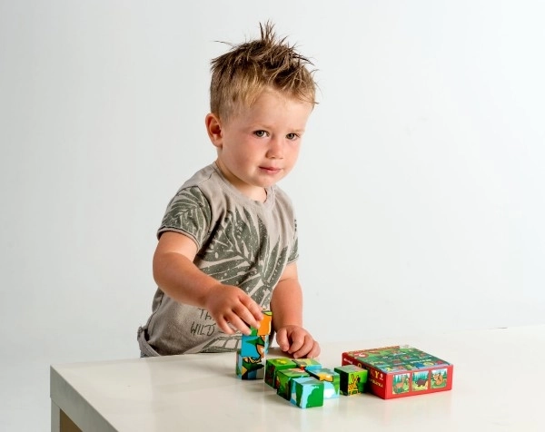 Wooden Animal Puzzles for Toddlers