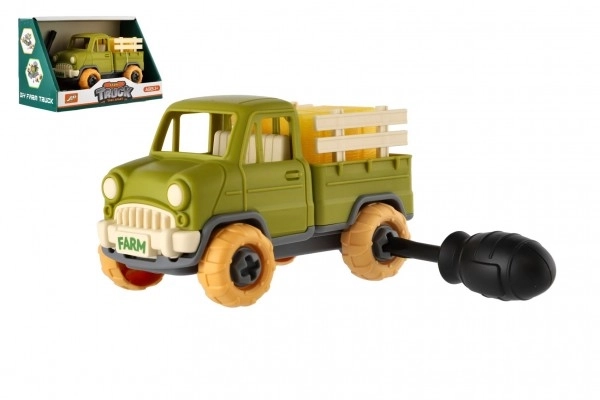 Screwable Plastic Truck Toy with Screwdriver