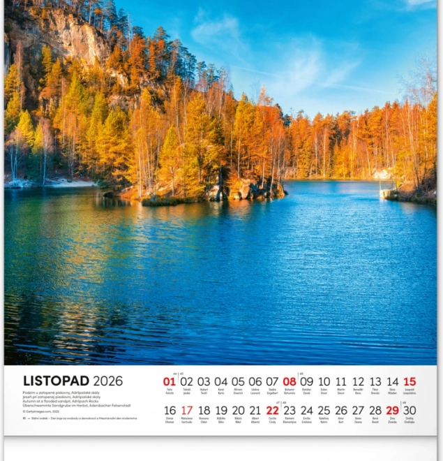 Calendario da parete Regno delle Acque 2026