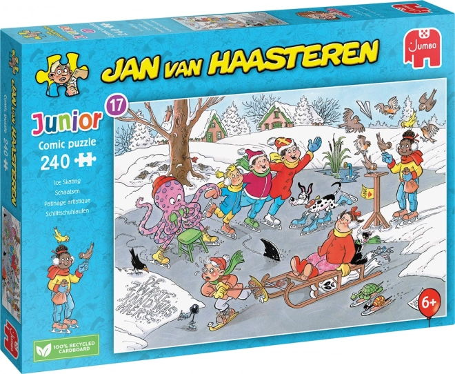 Jumbo Puzzle Jan van Haasteren Junior Skating 240 Pieces