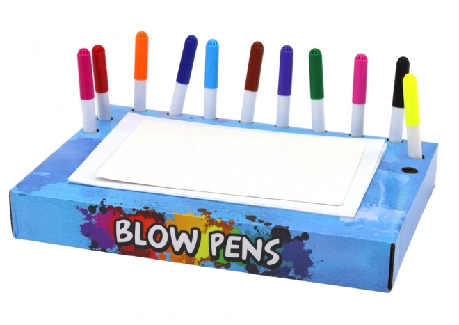 Creative Set Blow Markers Dinosaur