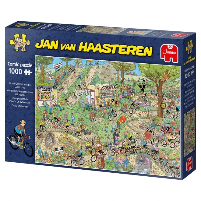 World Championship Cyclocross Puzzle 1000 Pieces by Jan Van Haasteren