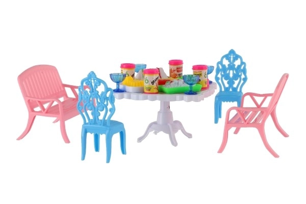 Doll Furniture Set - Table and Chairs