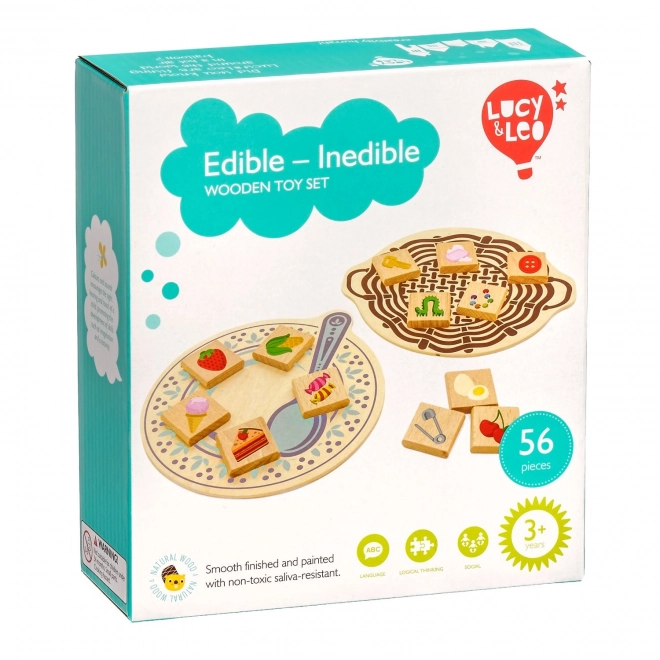 Edible or Inedible Wooden Game Set by Lucy & Leo