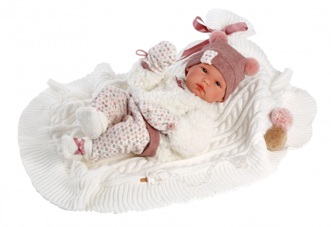 Realistic Baby Doll with Vinyl Body - 35 cm