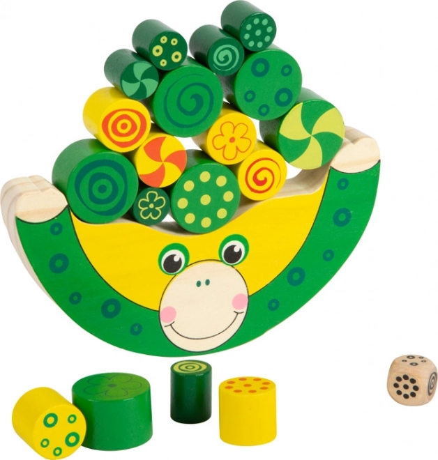 Wooden Balancing Frog Game