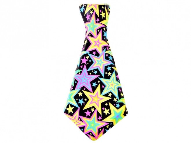 Colorful Carnival Tie with Elastic Band