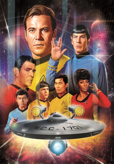 Clementoni Puzzle Star Trek Crew 500 Pieces