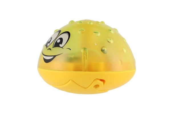 Water Spray Fountain Toy with Light – yellow