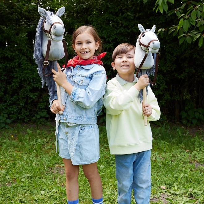 Gray Hobby Horse HOPPIHORSE