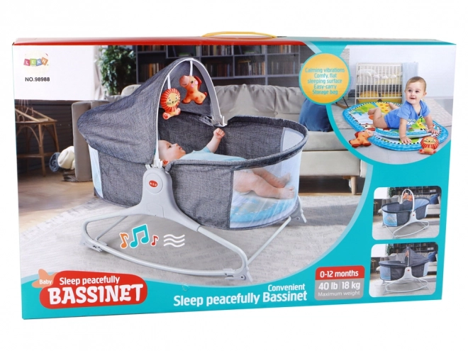 Multifunction Baby Bouncer and Play Mat with Sound and Vibration