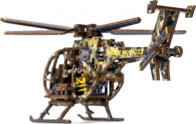 Wooden Mechanical Helicopter Puzzle Limited Edition