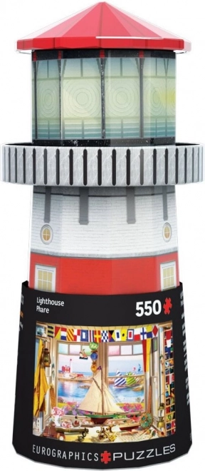 Puzzle Phare 550 pièces en coffret cadeau