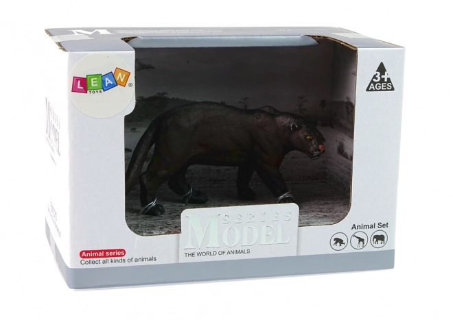 Wild Animal Panther Figure Set