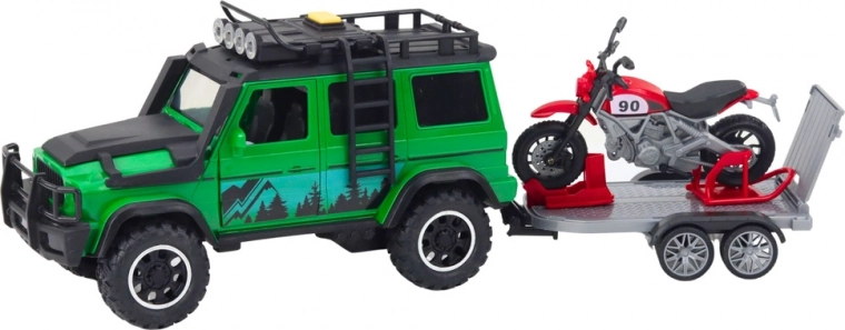 Rimorchio staccabile con rampa di carico