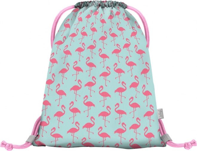 Baagl Flamingo Backpack Set