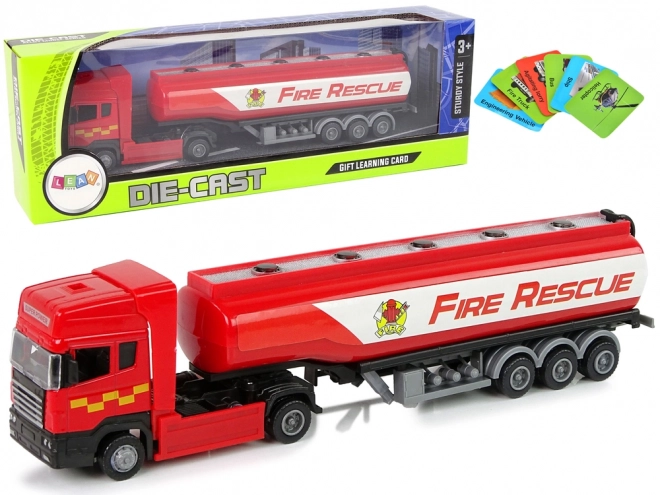 Red Fire Truck Tanker Toy