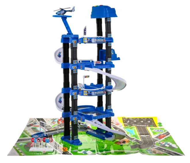 Mega Multi-Level Parking Set with Play Mat