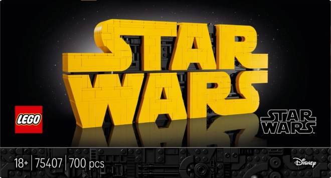 Lego Star Wars Logo from Bricks