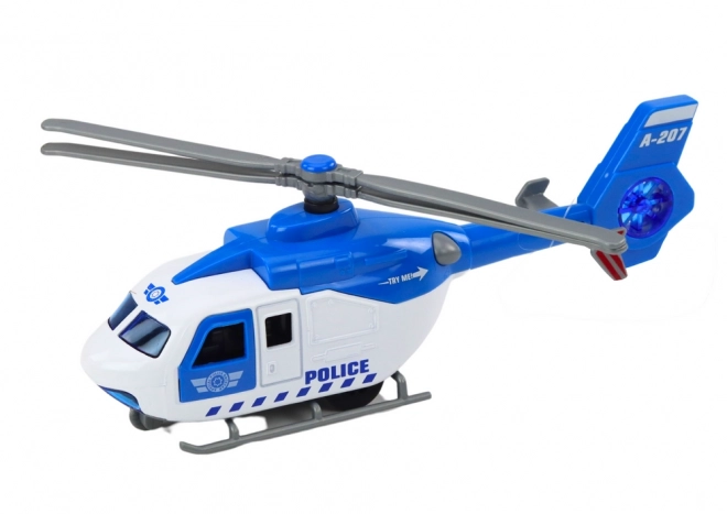 Rescue Helicopter with Friction Drive and Opening Doors