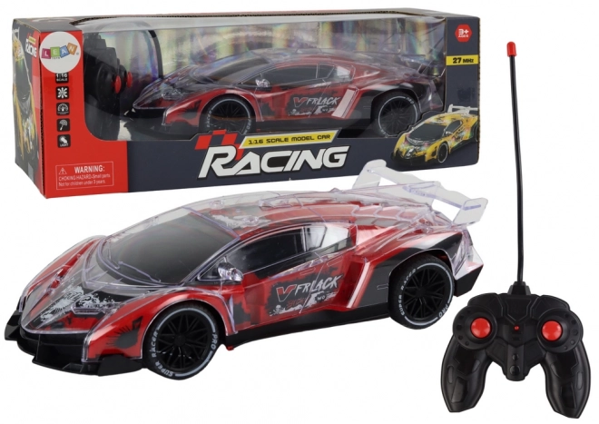 Remote Controlled Sports Car 1:16 Scale with Lights
