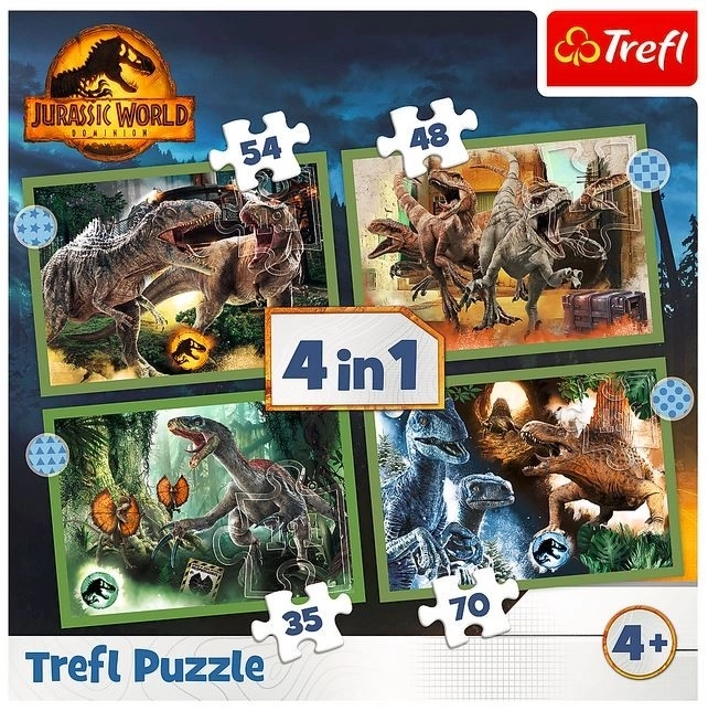 Dangerous Dinosaurs Jurassic World Puzzle Set