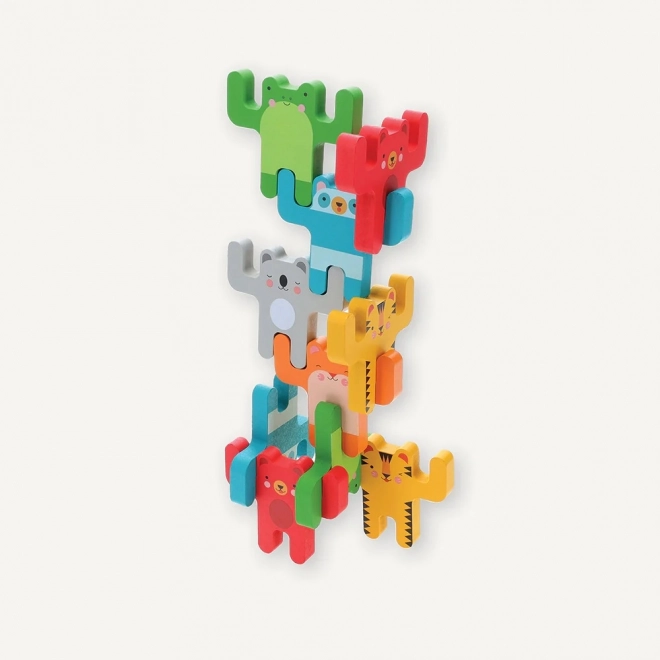 Balancing Game Animal Acrobats by Petit Collage