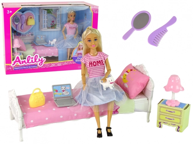 Anlily Doll Bedroom Set with Accessories