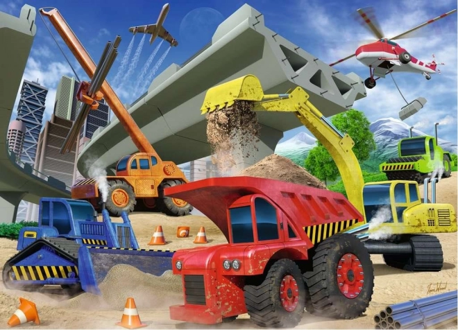 Ravensburger Construction Trucks Puzzle