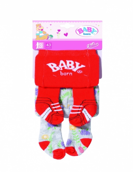 Tights for Baby Born Dolls 2-Pack