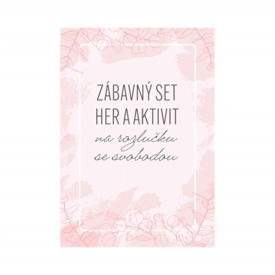 Zábavný set her a aktivit na rozlučku se svobodou