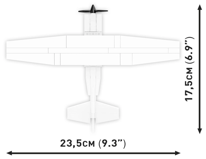 Cobi Building Block Cessna 172 Skyhawk White