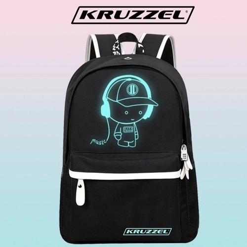 Reflective Backpack with USB by Kruzzel