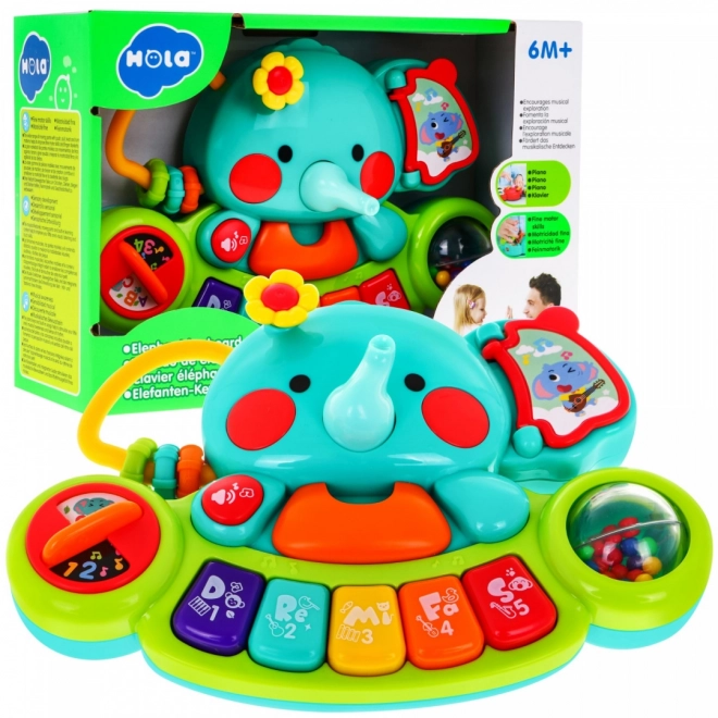 Colorful Elephant Musical Toy Keyboard