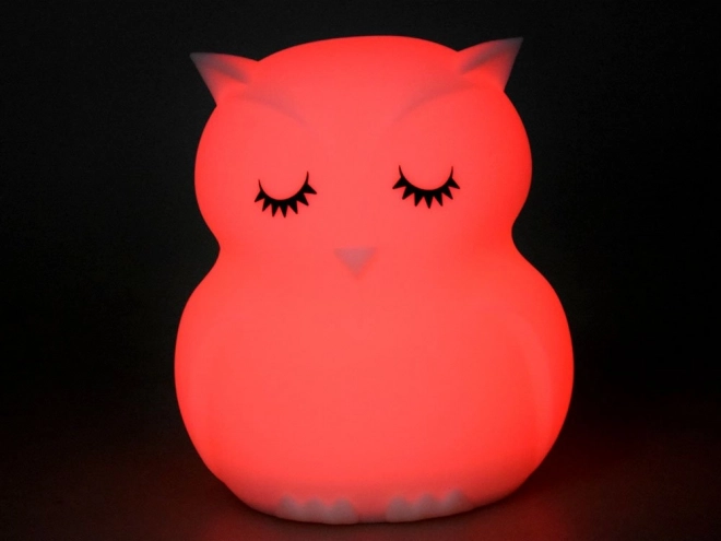 Owl Soft Silicone Night Light with Remote Control