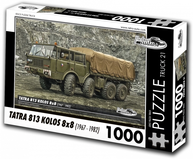 Vintage Auta Puzzle Truck Tatra 813 Kolos 8x8