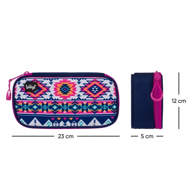 Baagl school pencil case Boho