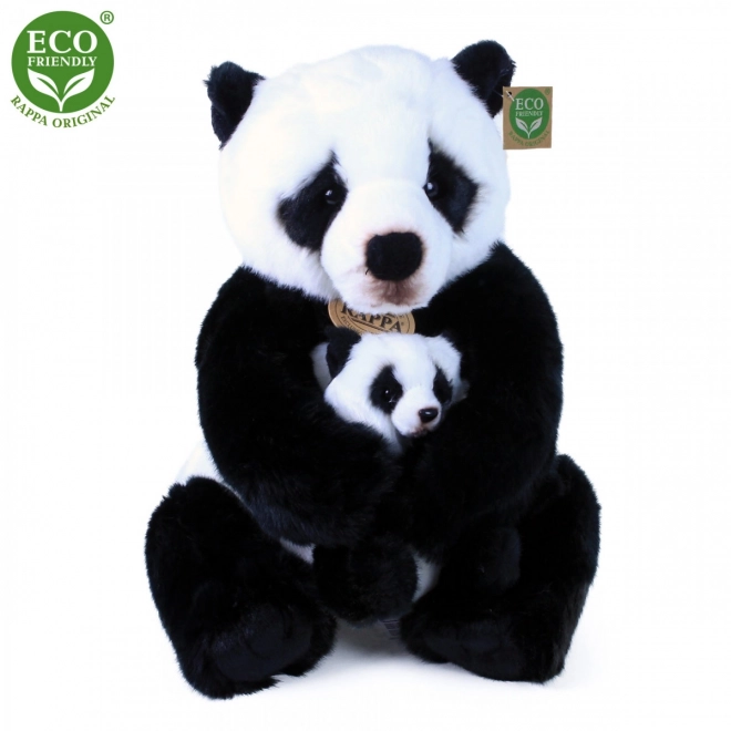 Plush Panda with Baby Eco-friendly