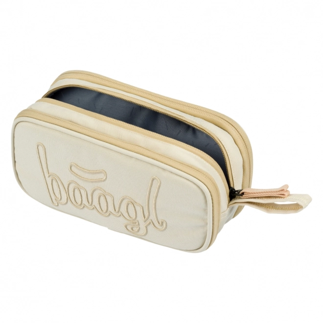 Beige Pencil Case by Baagl