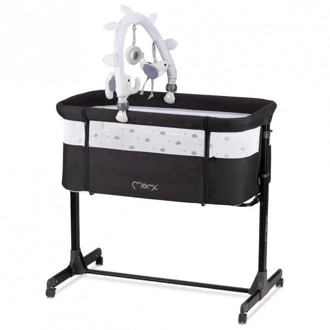 Momi revo dark gray crib