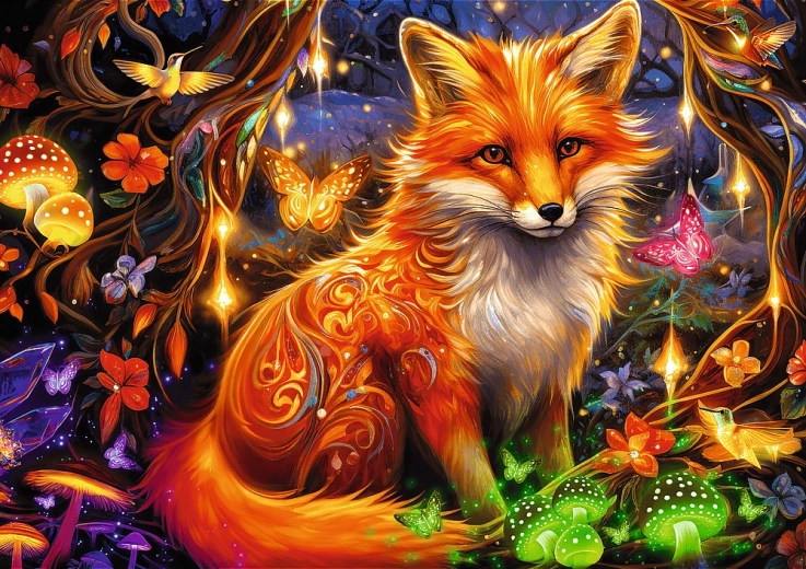 1000-piece puzzle – DreamScapes fairy-tale fox