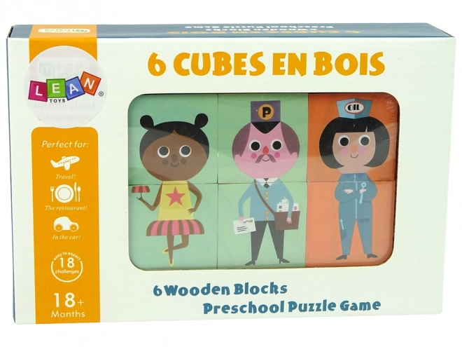 Wooden Puzzle Blocks for Kids