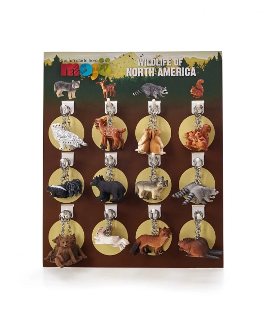 Forest Animal Keychains - Display Set