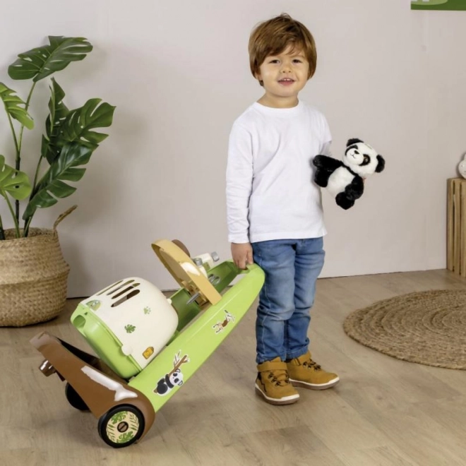 Veterinary Cart with Panda and Carrying Box 2-in-1