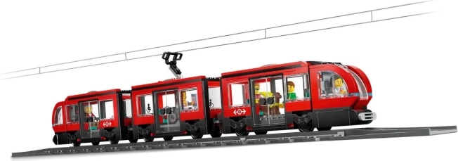Tram realistico con guida bidirezionale