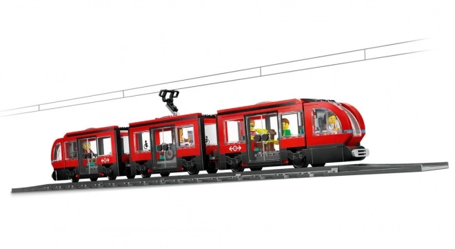 Lego City Tram with Station Set