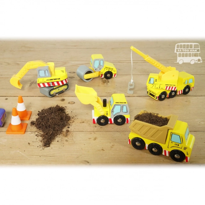 Le Toy Van Construction Vehicles Set