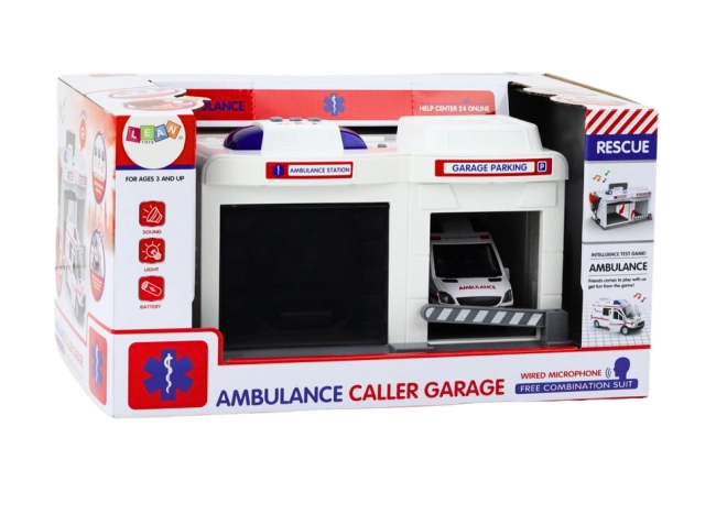 Rescue Services Interactive Ambulance Station with Lights and Sounds