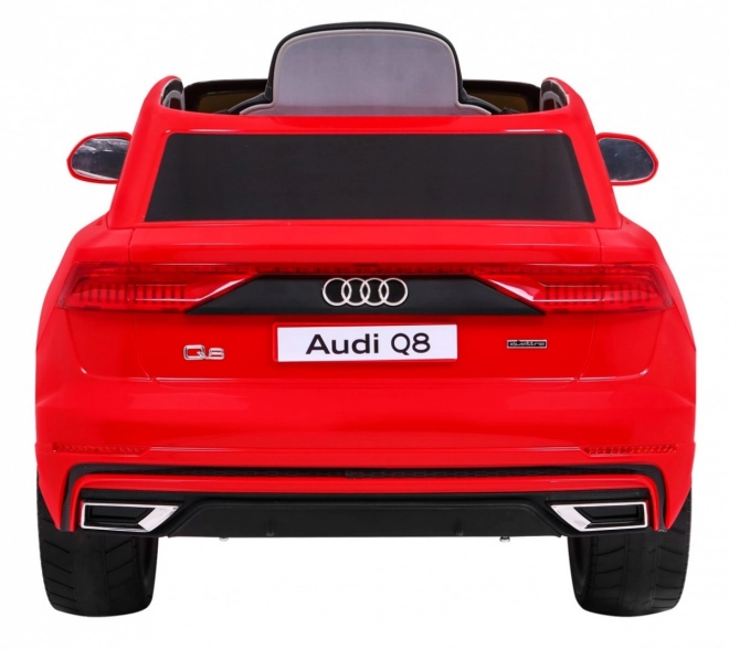 Audi Q8 na akumulátor pre deti červený s ovládačom