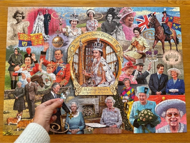 Gibsons Puzzle Queen Elizabeth II 1000 Pieces